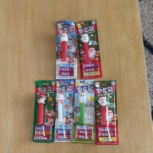 PEZ Christmas and Easter Candy Dispensers - Lot of 6